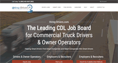 Desktop Screenshot of hiring-drivers.com